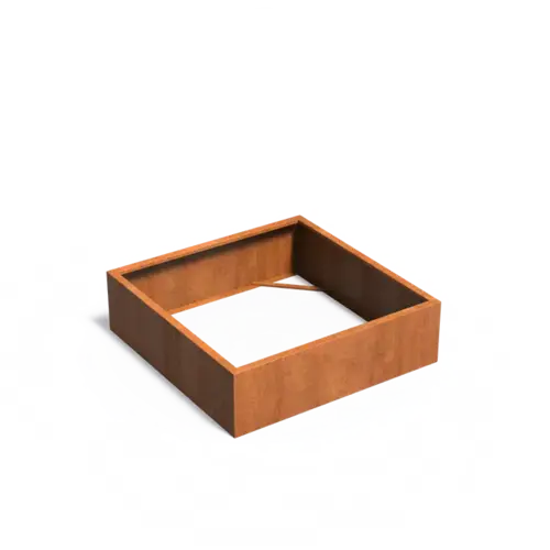 Adezz Cortenstaal plantenbak 140x140x40 cm - Zonder bodem