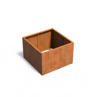 Adezz Cortenstaal plantenbak 120x120x80cm - Zonder bodem