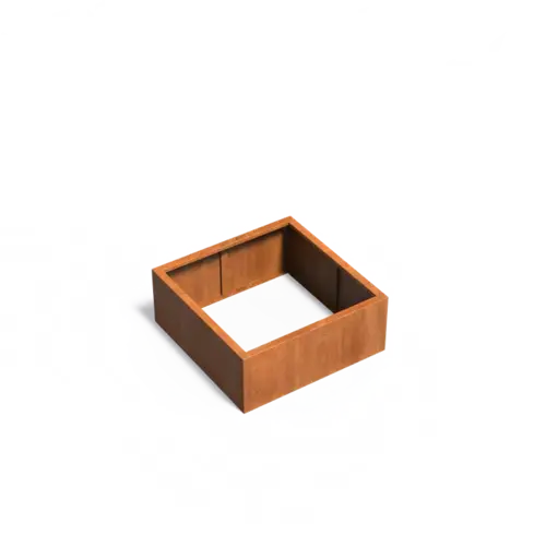Adezz Cortenstaal plantenbak 100x100x40 cm - Zonder bodem