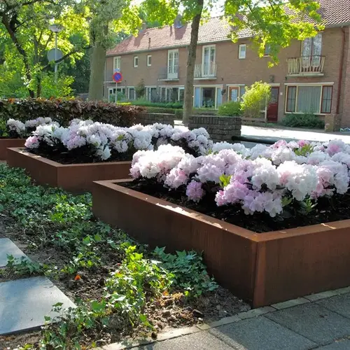 Adezz Plantenbak cortenstaal 80x80x60 cm  - Zonder bodem