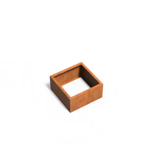 Adezz Cortenstaal plantenbak 80x80x40cm  - Zonder bodem