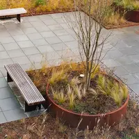 Adezz Cortenstaal plantenbak Ø 80x40cm