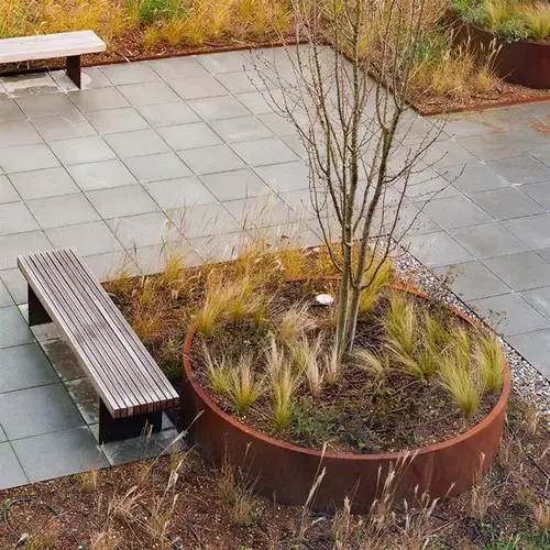 Adezz Cortenstaal plantenbak Circum  Ø 80x60cm