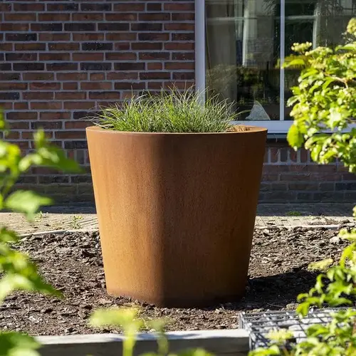 Adezz Cortenstaal plantenbak Ø 60x80 cm