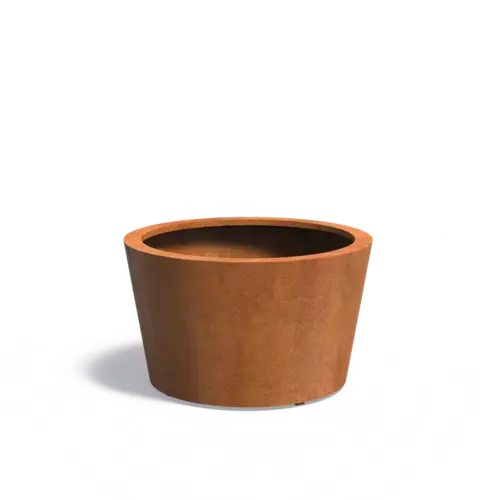 Adezz Cortenstaal plantenbak Conic Ø 100x60cm