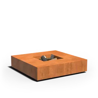 Adezz Vuurtafel 120x120x28 cm cortenstaal