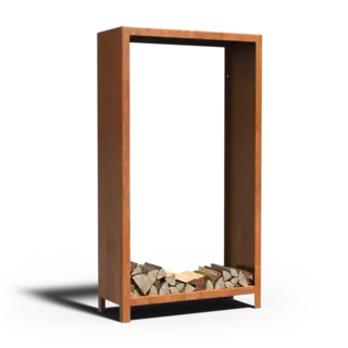 Adezz Houtopslag cortenstaal 100x40x180 cm