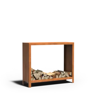 Adezz Houtopslag cortenstaal 120x40x100 cm