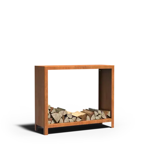 Adezz Houtopslag cortenstaal 120x40x100 cm