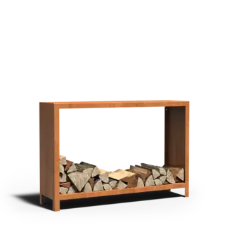 Adezz Houtopslag cortenstaal 150x40x100 cm