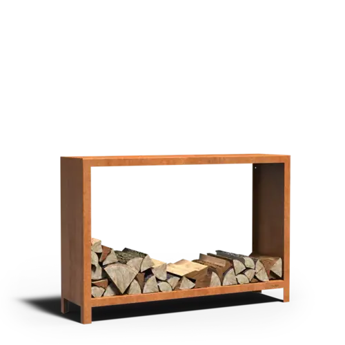 Adezz Houtopslag cortenstaal 150x40x100 cm