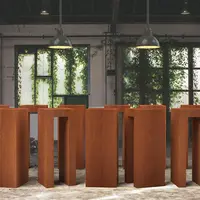 Adezz  U-sokkel corten staal 50x50x60 cm