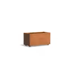 Cortenstaal plantenbak 100x50x50 cm  - Met wielen