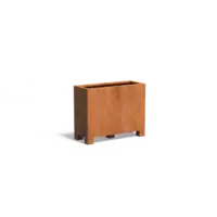 Adezz Cortenstaal plantenbak 100x40x80 cm - Met poten