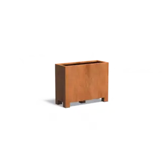 Adezz Cortenstaal plantenbak 100x40x80 cm - Met poten