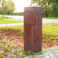 Adezz Cortenstaal brievenbus Ivar 35x35x120 cm