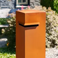 Adezz Cortenstaal brievenbus Ivar 35x35x120 cm