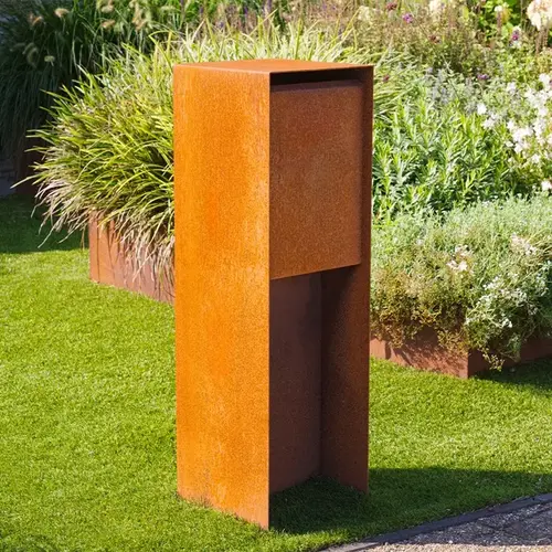 Adezz Cortenstaal brievenbus Flyn 35x35x120 cm