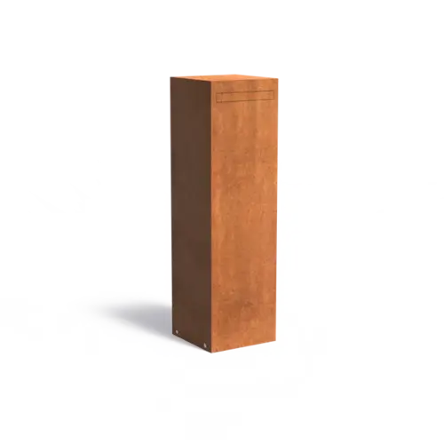 Adezz Cortenstaal brievenbus Nox 35x35x120 cm