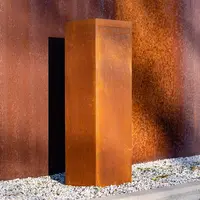 Adezz Cortenstaal brievenbus Nox 35x35x120 cm