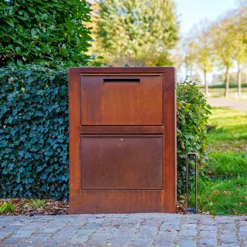 Adezz Cortenstaal brievenbus Paca 87x30x125 cm