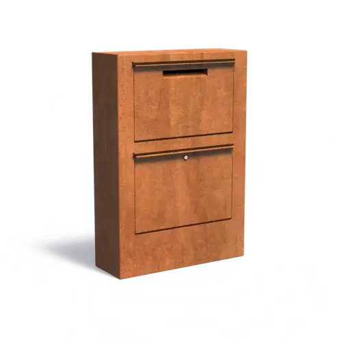 Adezz Cortenstaal brievenbus Paca 87x30x125 cm