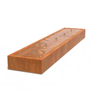 Adezz Watertafel cortenstaal 500x100x40 cm