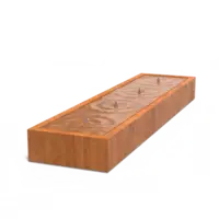 Adezz Watertafel cortenstaal 400x100x40  cm