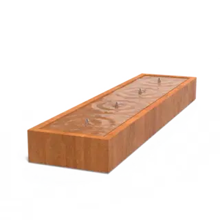 Adezz Watertafel cortenstaal 400x100x40 cm