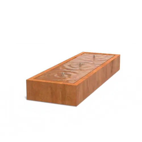 Adezz Watertafel cortenstaal 300x100x40 cm