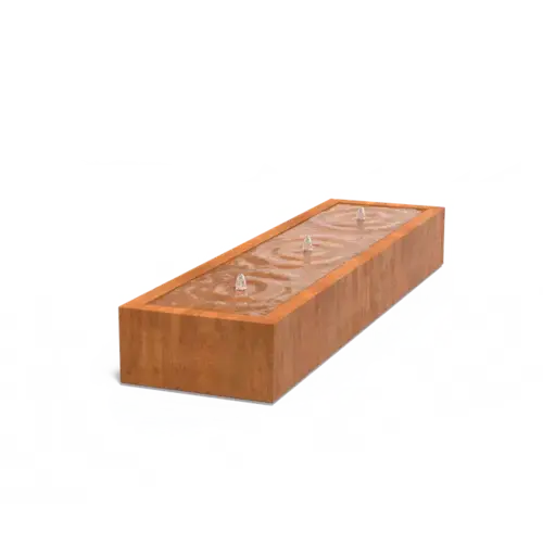 Adezz Watertafel cortenstaal 300x80x40 cm