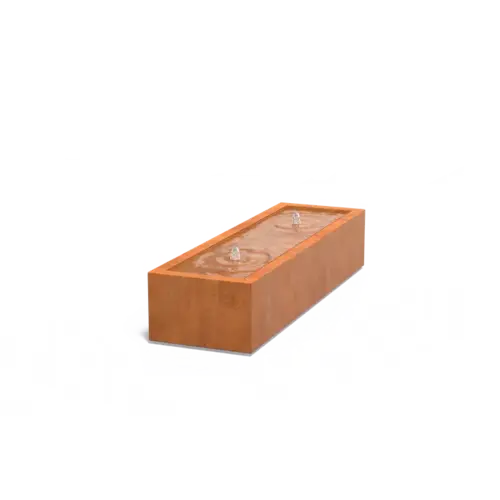 Adezz Watertafel cortenstaal 200x60x40 cm