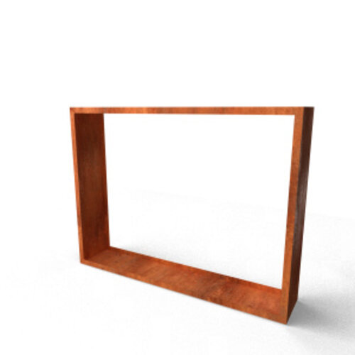 Geroba Houtopslag cortenstaal 200x38,5x200 cm