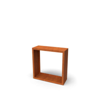 Geroba Houtopslag cortenstaal 100x38,5x100 cm