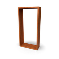 Geroba Houtopslag cortenstaal 100x38,5x200 cm