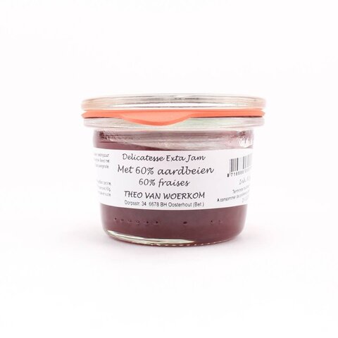 Van Woerkom  Aardbeien Delicatessen vruchtenjam - 80gr