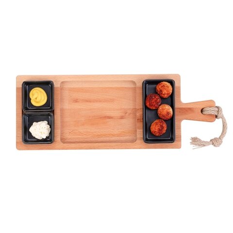Bowls and Dishes Borrelplank met schaaltjes – stijlvol, duurzaam en veelzijdig