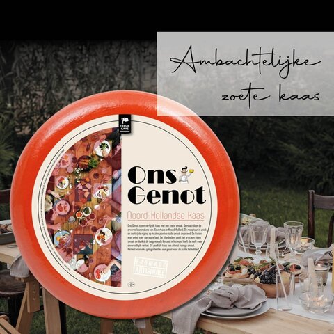 Kaas & Borrelz Ons Genot-Bierkäse Ganze Käse