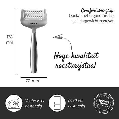 Boska Boska Hand-Käsereibe für alten und harten Käse