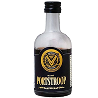 Bij elke bestelling Ons Genot oude borrelkaas, een GRATIS flesje portstroop!