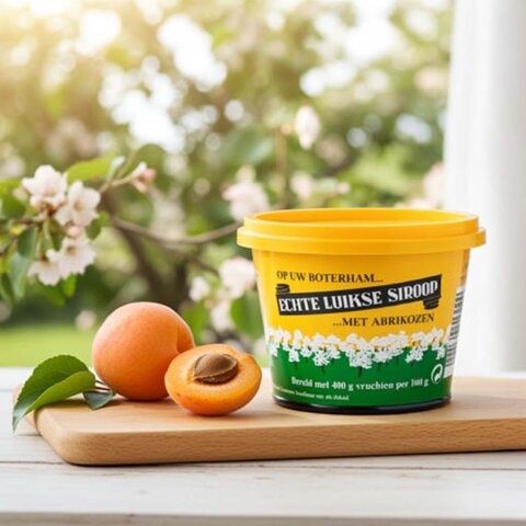 Echte Luikse Siroop Real Liège Syrup with Apricot - 300gr