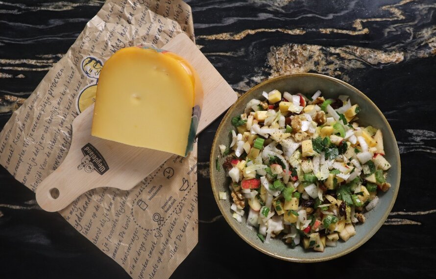 Witlofsalade met oude kaas - hoe je dit gezonde gerecht maakt