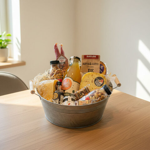 Gezellig en duurzaam borrelpakket met veel lekkers