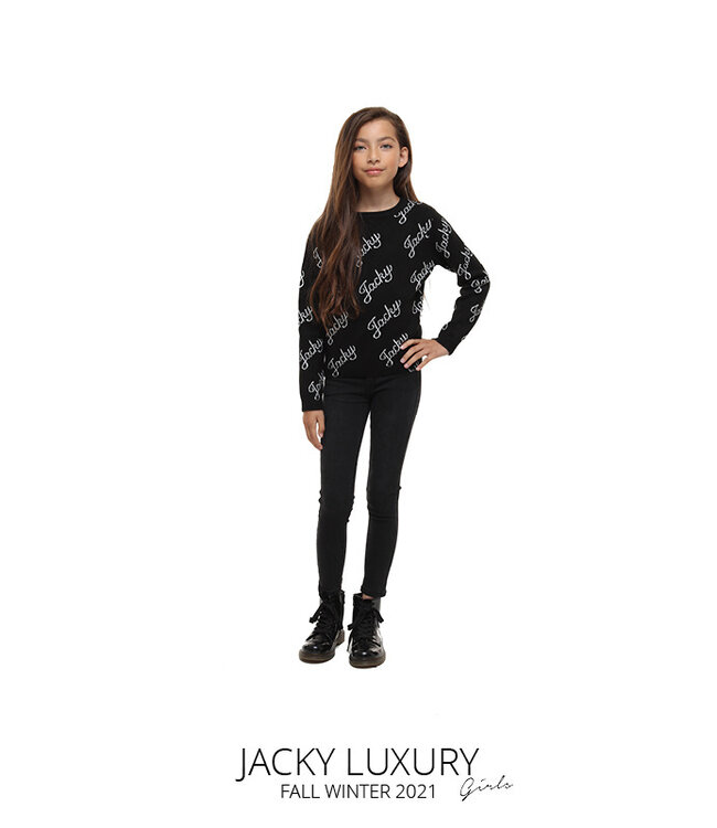 Jacky Luxury Meisjes trui - Zwart