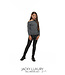 Jacky Luxury Meisjes sweater gebreid - Grijs melange