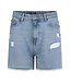 Rellix Meisjes jeans short - high waist - Light Denim