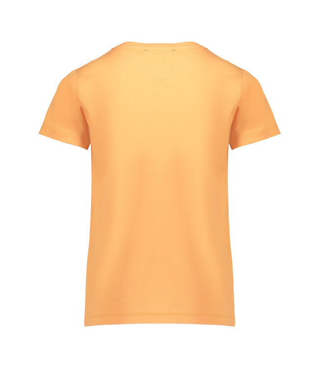 Geisha Meisjes t-shirt 'chillax' - Licht oranje