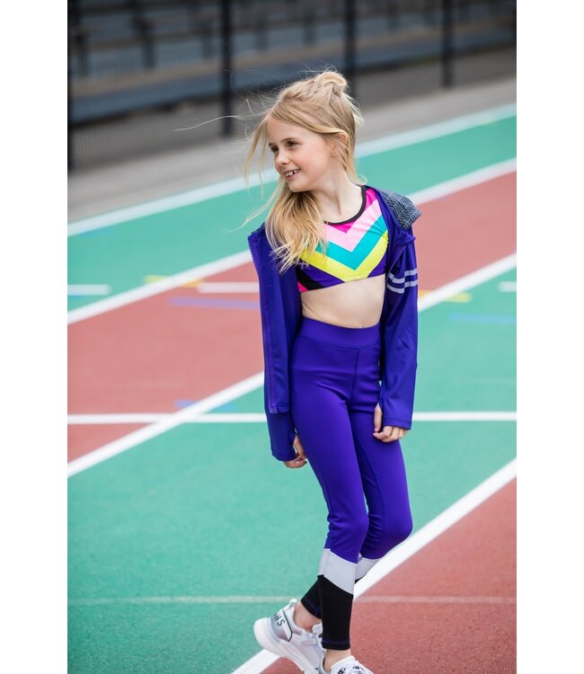 B.Nosy Meisjes legging - Diep paars