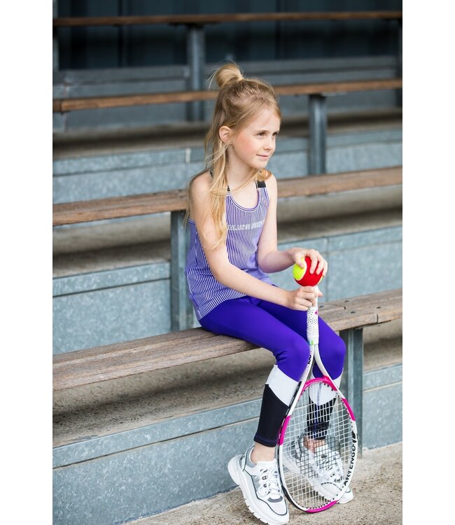 B.Nosy Meisjes legging - Diep paars