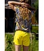Quapi Meisjes t-shirt - Megan - AOP zand animal bloemen